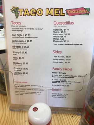 Menu photo 4 Taco Mel Lake Charles, LA Menu photo 4 Taco Mel Lake Charles, LA