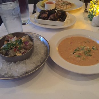 PassionFish Reston - Peruvian ceviche and crab corn chowder - Seafood Near Me - Reston, Virginia