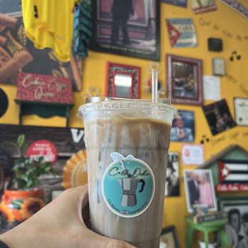 Calle Ocho Cuban Cafecito - Cafe con Leche (iced) - Coffee & Tea Near Me - Rancho Cucamonga, California Calle Ocho Cuban Cafecito - Cafe con Leche (iced) - Coffee & Tea Near Me - Rancho Cucamonga, California