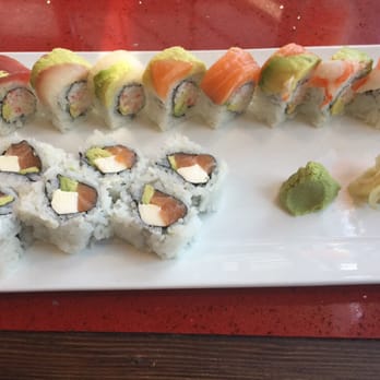 Flying Ninja - Rainbow Roll and Philadelphia Roll. - Sushi Bars Near Me - San Francisco, California Flying Ninja - Rainbow Roll and Philadelphia Roll. - Sushi Bars Near Me - San Francisco, California