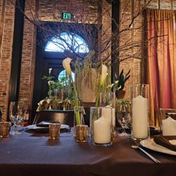 Enchanted Blossoms - Candles create beautiful atmosphere at Falcone, Lincroft