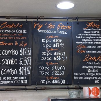 J's Creole Wings - Menu - Chicken Wings Near Me - New Orleans, Louisiana