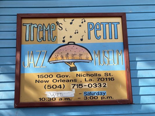 Treme's Petit Jazz Museum by null