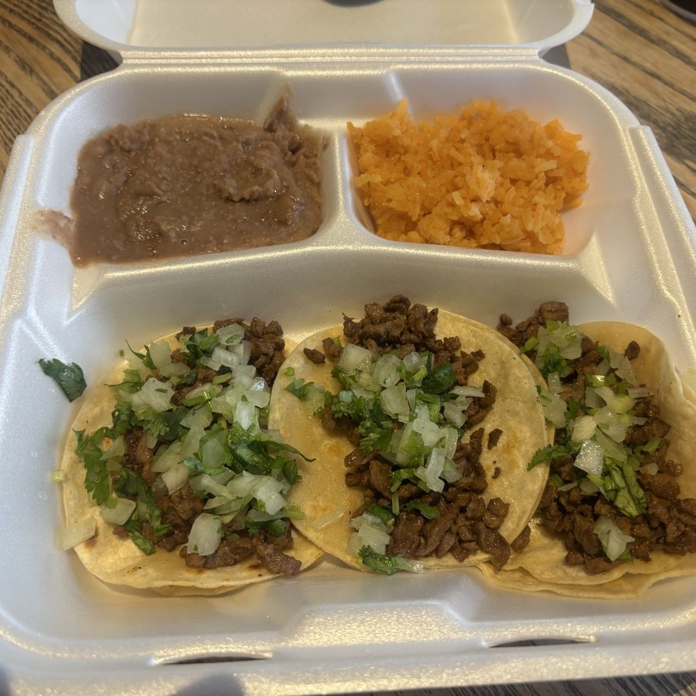 Tamales Nelly - 3 tacos plate. Asada. Really good! 5 star! - Mexican Near Me - Boise, Idaho Tamales Nelly - 3 tacos plate. Asada. Really good! 5 star! - Mexican Near Me - Boise, Idaho