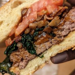 Novelty Eats - Filthy Burger - burger, burgers, food - Comfort Food Near Me - Bronx, New York