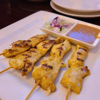 Summit Thai Cuisine - 4 Piece Satay - Thai Near Me - East Hanover, New Jersey