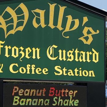 Wally's Frozen Custard - Sign - Desserts Near Me - St. Clair Shores, Michigan Wally's Frozen Custard - Sign - Desserts Near Me - St. Clair Shores, Michigan