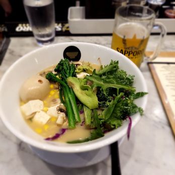 E Ramen + - Vegetarian ramen plus soft boiled egg - Ramen Near Me - Atlanta, Georgia