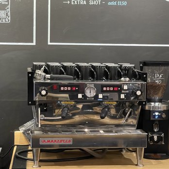 1418 Coffee - a coffee machine on display - Coffee & Tea Near Me - Prosper, Texas