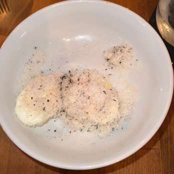 Tre Trattoria - Cacio Y Pepe deviled eggs - Italian Near Me - San Antonio, Texas Tre Trattoria - Cacio Y Pepe deviled eggs - Italian Near Me - San Antonio, Texas