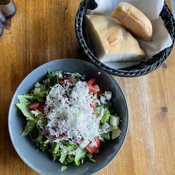 Gurra Cafe - a bowl of salad and bread - Mediterranean Near Me - Bronx, New York Gurra Cafe - a bowl of salad and bread - Mediterranean Near Me - Bronx, New York