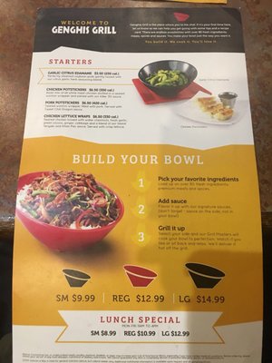 Menu photo 4 Genghis Grill Duncanville, TX