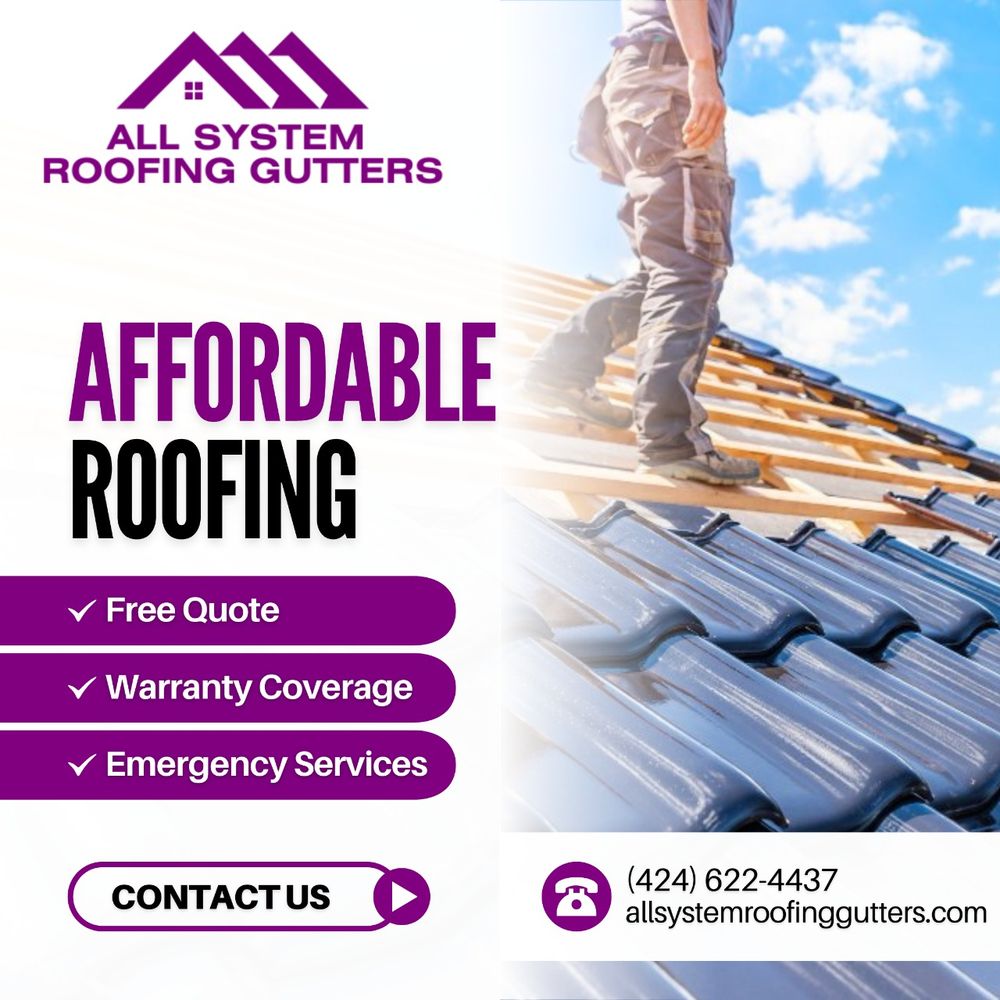 Slide of All System Roofing & Gutters