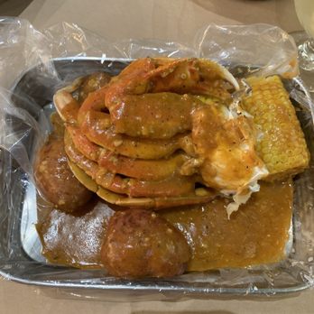 Cajun Boil - 1/2 lb dungeness with corn and potato - Cajun/Creole Near Me - Miami, Florida