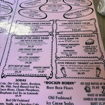 Peggy Sue's 50's Diner - Menu #2 - Pizza Near Me - Yermo, California Peggy Sue's 50's Diner - Menu #2 - Pizza Near Me - Yermo, California