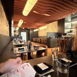 Seating area overall feel of the restaurant is different upscale and high quality 10/10 great new restaurant
