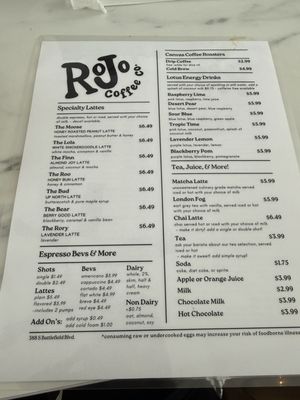 Menu photo 1 RoJo Coffee Chesapeake, VA