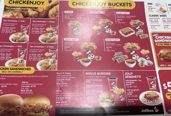 Menu photo 2 Jollibee Tukwila, WA Menu photo 2 Jollibee Tukwila, WA