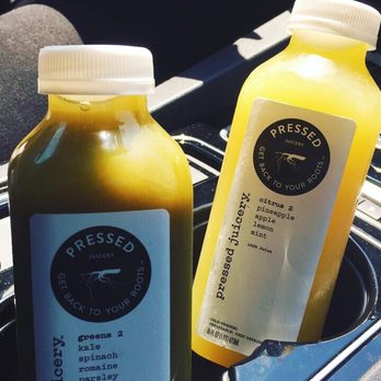Pressed Juicery - Greens 2 & Citrus 2 Juices! Both super yumss!! - Juice Bars & Smoothies Near Me - San Francisco, California