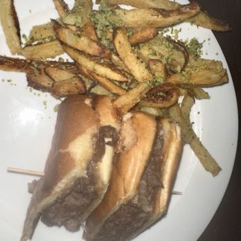 Marlow's Tavern - French dip and Parmesan/truffle fries - New American Near Me - Orlando, Florida