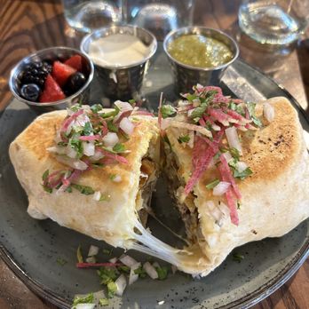 The Grocer's Table - Breakfast Burrito (MASSIVE) - Cafes Near Me - Wayzata, Minnesota