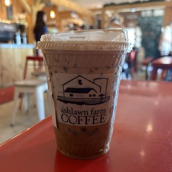 Ashlawn Farm Coffee - Lavender iced mocha - Coffee & Tea Near Me - Old Saybrook, Connecticut