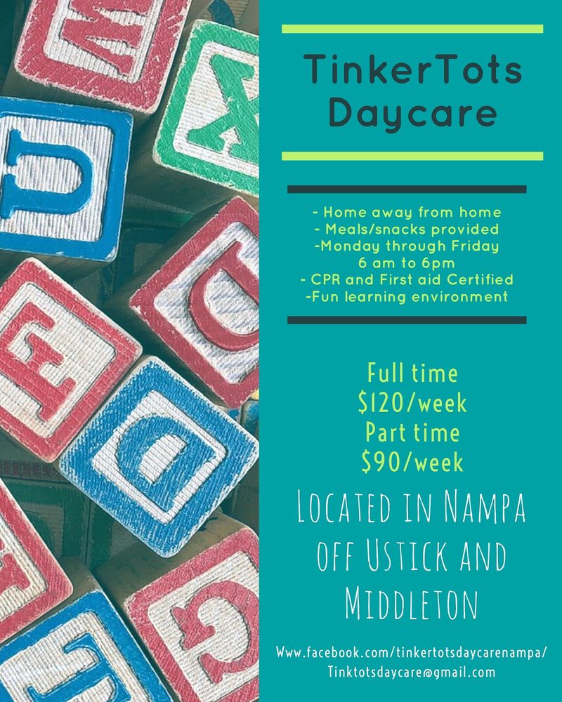 Tinkertots Daycare - childcare center in Nampa, ID