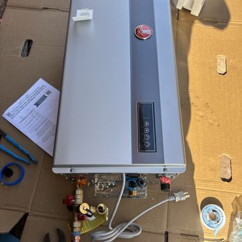 Plumb The City - Customer supplied Tankless water heater replacement - Plumbing Near Me - Brea, California