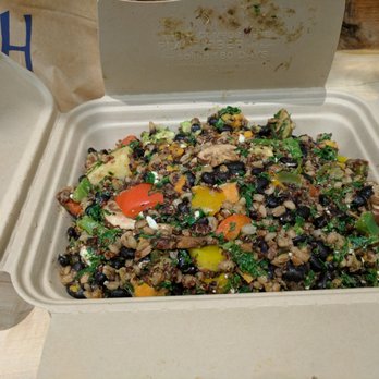 Naked Lunch - Moler bowl, highly recommend. Got it with 1/2 pilaf and 1/2 quinoa with veggies - Vegetarian Near Me - Fairfax, Virginia Naked Lunch - Moler bowl, highly recommend. Got it with 1/2 pilaf and 1/2 quinoa with veggies - Vegetarian Near Me - Fairfax, Virginia