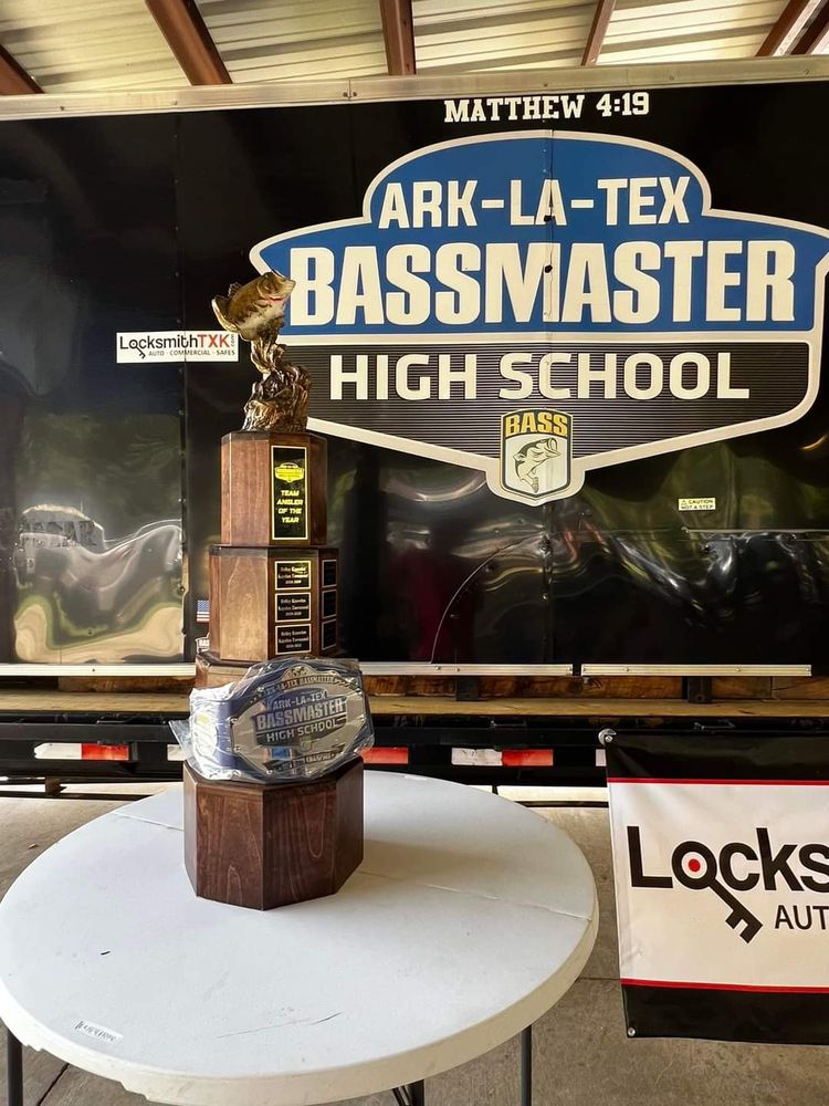 Ark-La-Tex Bassmaster Highschool And Junior Fishing Trail Logo