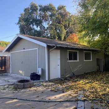 Decor Builders - Before- garage exterior - General Contractors Near Me - San Jose, California