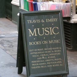 Travis & Emery Music Bookshop - Proper advertising.