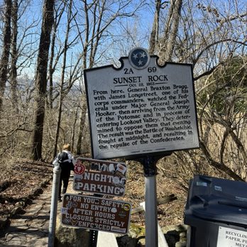 Sunset Rock Climbing - Marker for what happened at sunset rock. - Hiking Near Me - Chattanooga, Tennessee Sunset Rock Climbing - Marker for what happened at sunset rock. - Hiking Near Me - Chattanooga, Tennessee