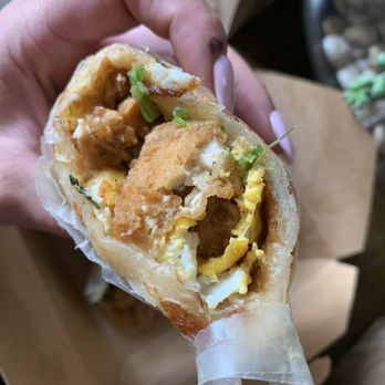 Mukja Food Truck - Tofu Scallion Weap - Food Trucks Near Me - Denver, Colorado