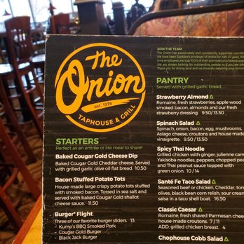The Onion - New American Near Me - Spokane, Washington The Onion - New American Near Me - Spokane, Washington