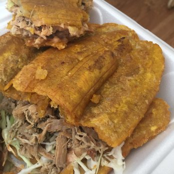 Tostones - Latin Pork Tostones Sandwich - Food Trucks Near Me - Tampa, Florida Tostones - Latin Pork Tostones Sandwich - Food Trucks Near Me - Tampa, Florida