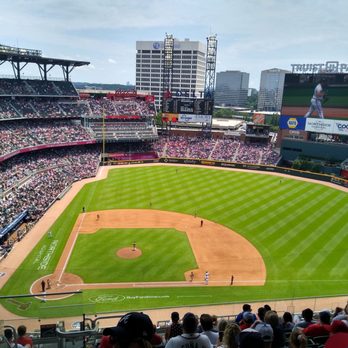 Truist Park - View from my seat in the 400s. - Stadiums & Arenas Near Me - Atlanta, Georgia
