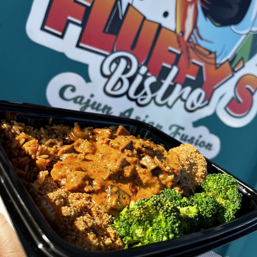 Fluffy's Bistro - Catfish Fluffy Plate - Cajun/Creole Near Me - Houston, Texas Fluffy's Bistro - Catfish Fluffy Plate - Cajun/Creole Near Me - Houston, Texas