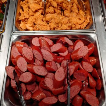 E-Star Asian Buffet - Fried Fish + Sausage - Buffets Near Me - Houston, Texas