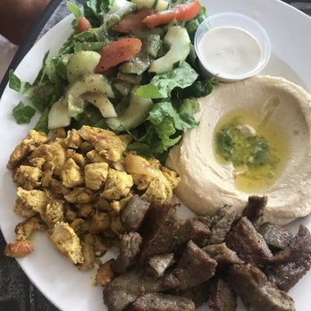 Mona's Cafe - Chicken and gyros platter - Middle Eastern Near Me - New Orleans, Louisiana Mona's Cafe - Chicken and gyros platter - Middle Eastern Near Me - New Orleans, Louisiana