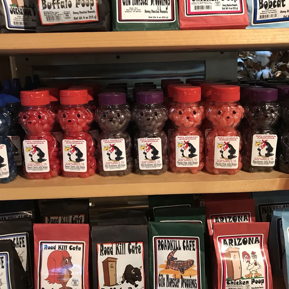 The Roadkill Cafe - Route 66 souvenirs - American Near Me - Seligman, Arizona The Roadkill Cafe - Route 66 souvenirs - American Near Me - Seligman, Arizona