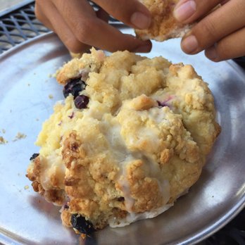 Bricks and Birch - Lemon Blueberry Scone - Pizza Near Me - Redlands, California