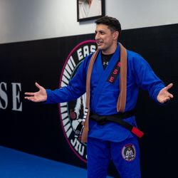 Professor Khofiz after he received his blackbelt!