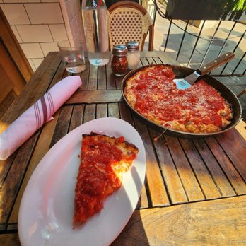 Labriola - Deep dish pizza no toppings plain cheese - Italian Near Me - Chicago, Illinois Labriola - Deep dish pizza no toppings plain cheese - Italian Near Me - Chicago, Illinois