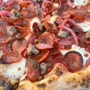 Bettina - Meat lovers pizza - Pizza Near Me - Santa Barbara, California Bettina - Meat lovers pizza - Pizza Near Me - Santa Barbara, California