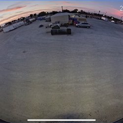 Stadium lighting with several surveillance cameras
