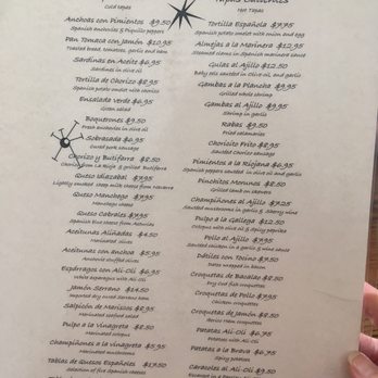 Costa Brava - Menu - Tapas Bars Near Me - San Diego, California