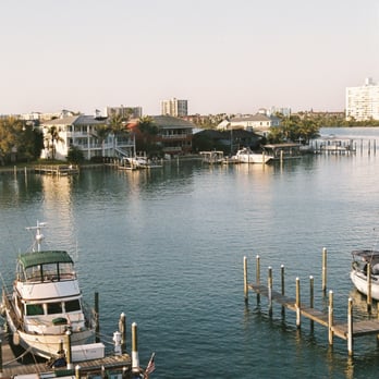 The ChartHouse - View from the Penthouse balcony of the intercostal - Hotels Near Me - Clearwater Beach, Florida