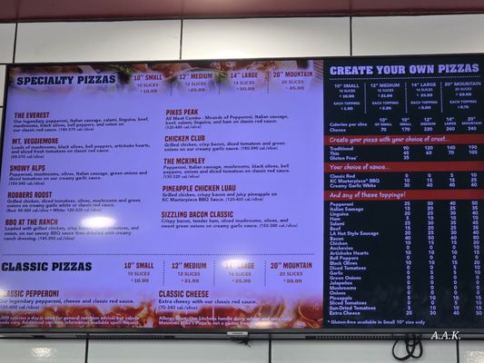 Menu photo 3 Mountain Mike's Pizza Chandler, AZ