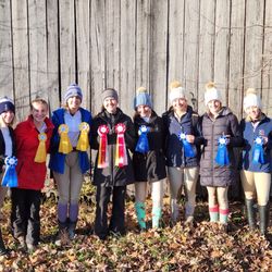 Full Moon Farm - Our IEA team after a successful show!